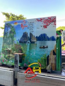 tranh kính 3d, tranh gạch 3d